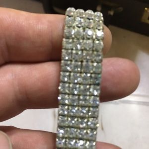Faux diamond bracelet